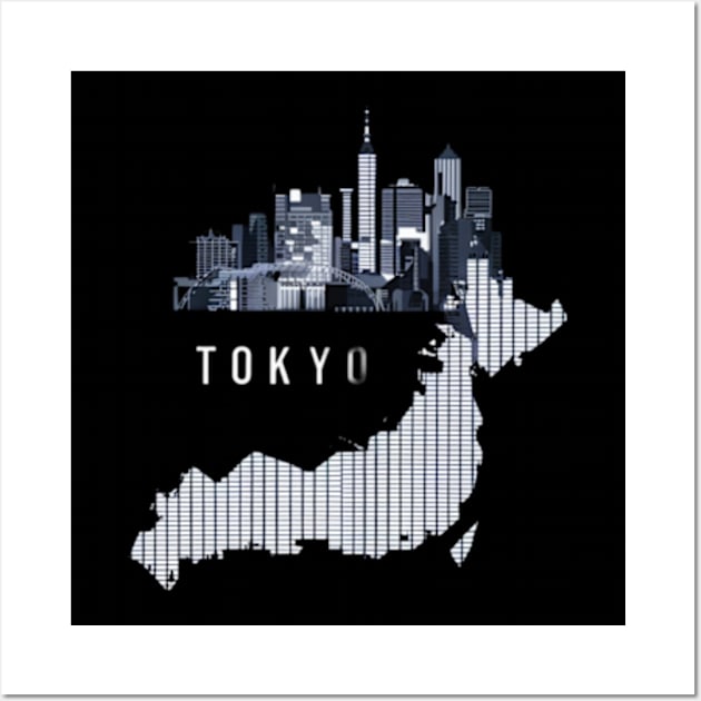 Tokyo Wall Art by TshirtMA